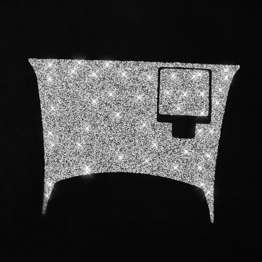 For Nissan 350Z 2003-2009 2pcs Car Rear Of Center Console Diamond Decorative Sticker, Right Drive by buy2fix