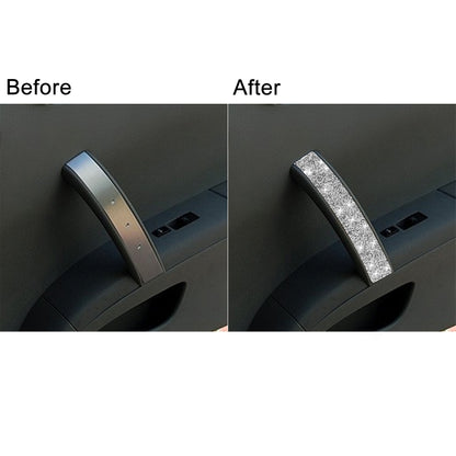 For Nissan 350Z 2003-2009 Car Passenger Side Door Handle Diamond Decorative Sticker, Left Drive by buy2fix