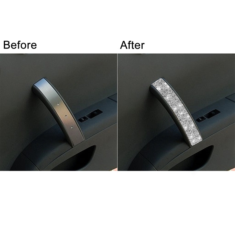 For Nissan 350Z 2003-2009 Car Passenger Side Door Handle Diamond Decorative Sticker, Right Drive by buy2fix