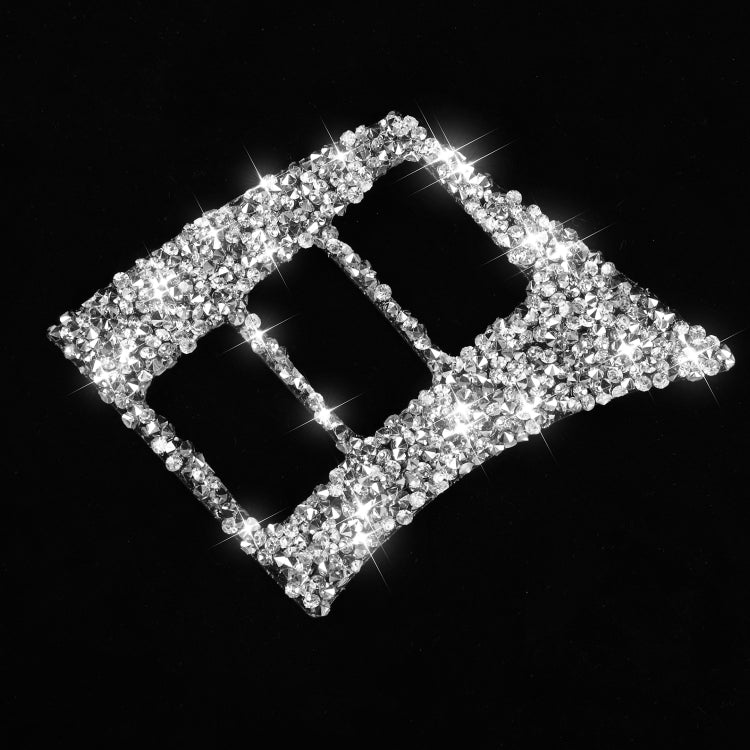 For Nissan 350Z 2003-2009 2pcs Car Steering Wheel Button Frame C Diamond Sticker,Left and Right Drive Universal by buy2fix