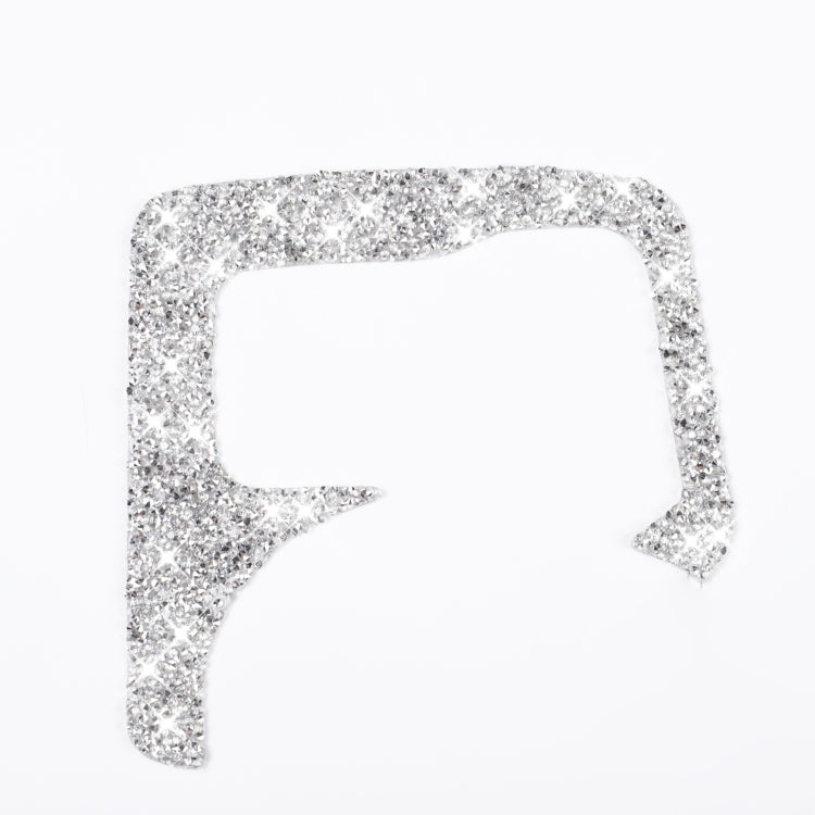 For Nissan 370Z Z34 2009- Car Central Control Heating Button Outer Frame Diamond Decoration Sticker, Left and Right Drive by buy2fix