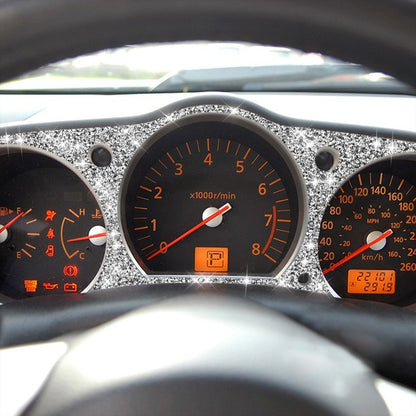 For Nissan 350Z 2003-2009 Car Speedometer Diamond Sticker,Left and Right Drive Universal by buy2fix