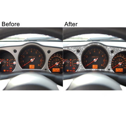 For Nissan 350Z 2003-2009 Car Speedometer Diamond Sticker,Left and Right Drive Universal by buy2fix