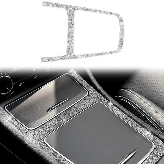 For Mercedes-Benz GLA 2015-2018 Car Central Control Storage Box Outer Frame Diamond Decoration Sticker, Left and Right Drive by buy2fix