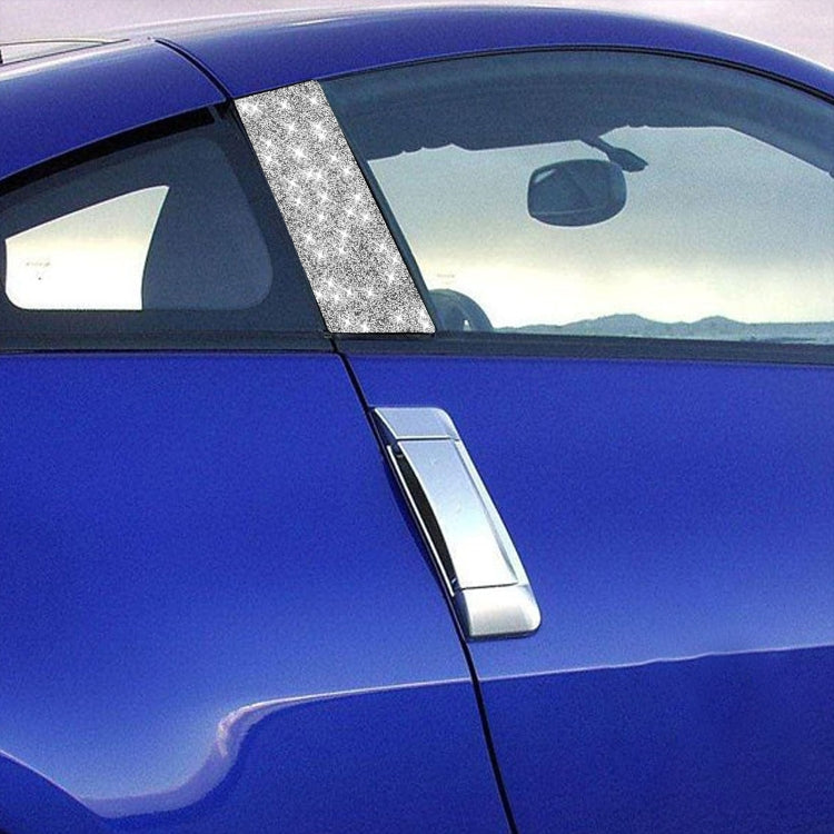 For Nissan 350Z 2003-2009 2pcs Car B Pillar Diamond Sticker,Left and Right Drive Universal by buy2fix