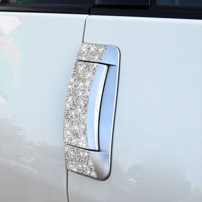 For Nissan 350Z 2003-2009 6pcs Car Door Outer Handle Diamond Decorative Sticker, Left Drive by buy2fix