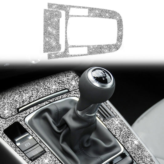 For Audi A4L / A5 / Q5 Car Gear Panel A Diamond Decoration Sticker, Left and Right Drive by buy2fix