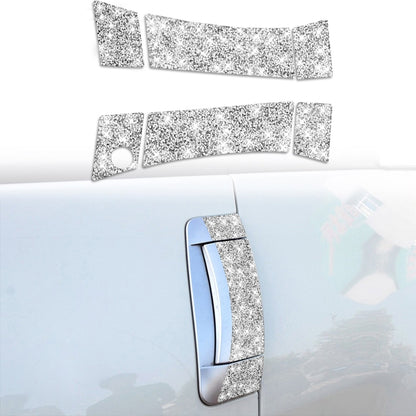 For Nissan 350Z 2003-2009 6pcs Car Door Outer Handle Diamond Decorative Sticker, Right Drive by buy2fix