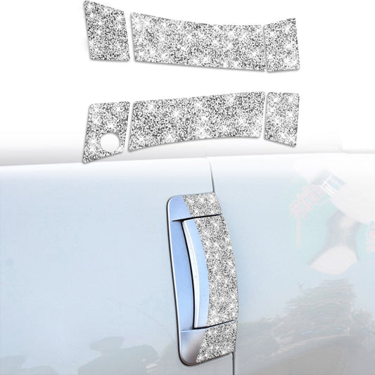 For Nissan 350Z 2003-2009 6pcs Car Door Outer Handle Diamond Decorative Sticker, Right Drive by buy2fix