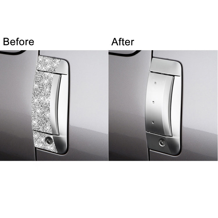 For Nissan 350Z 2003-2009 6pcs Car Door Outer Handle Diamond Decorative Sticker, Right Drive by buy2fix