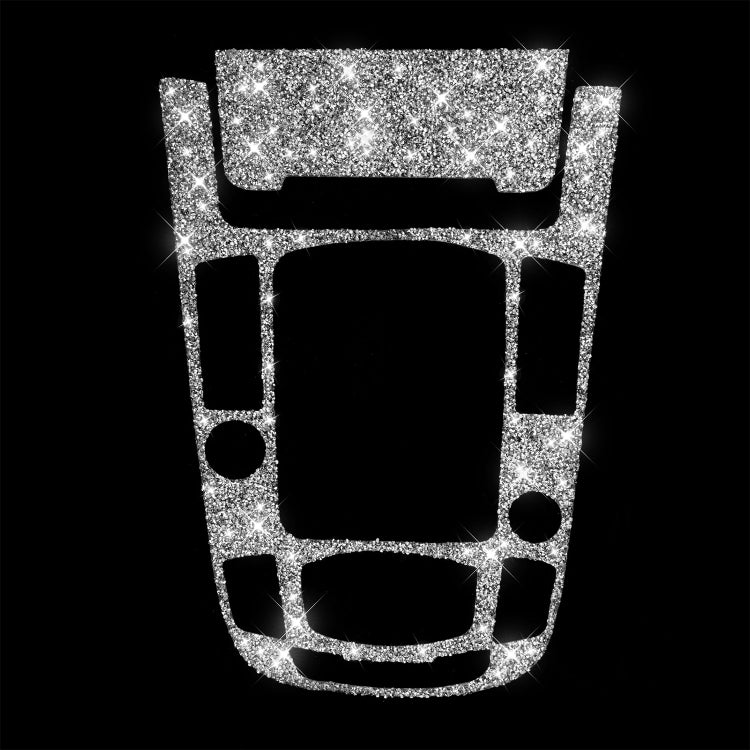 For Audi A4L / A5 / Q5 Car Gear Panel C Diamond Decoration Sticker, Left and Right Drive by buy2fix