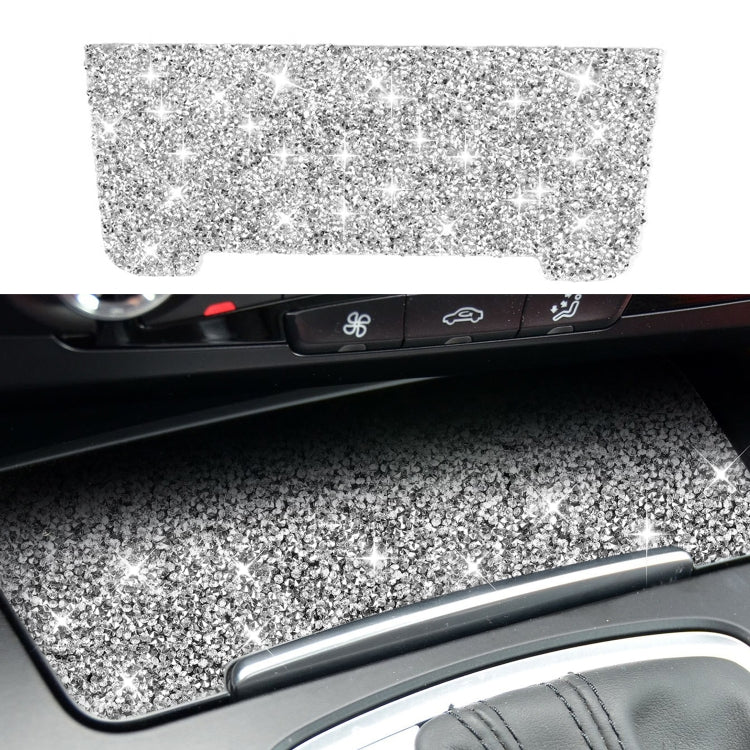 For Audi A4L / A5 / Q5 Car Storage Cigarette Lighter Panel Diamond Decoration Sticker, Left and Right Drive by buy2fix