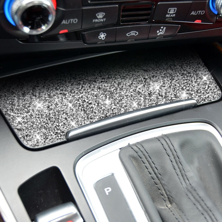 For Audi A4L / A5 / Q5 Car Storage Cigarette Lighter Panel Diamond Decoration Sticker, Left and Right Drive by buy2fix