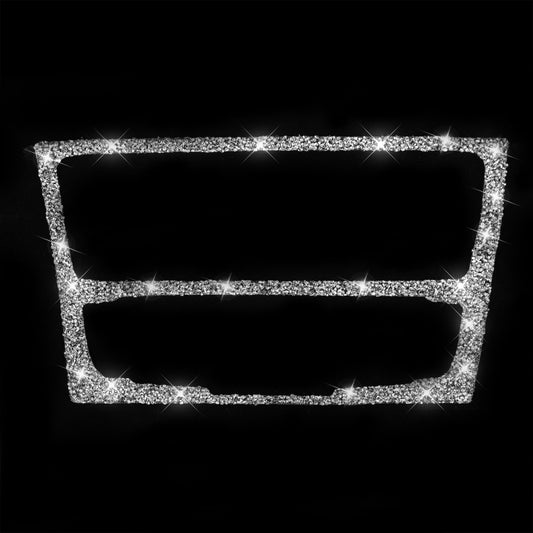 For Audi Q5 / A4L Car Center Control Panel Type A Diamond Decoration Sticker, Left and Right Drive by buy2fix