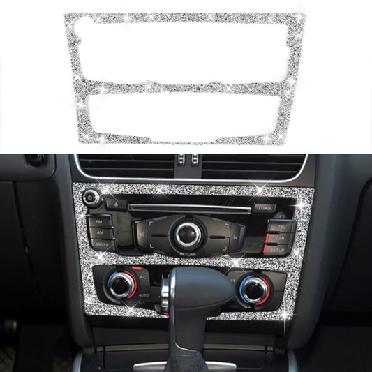 For Audi Q5 / A4L Car Center Control Panel Type B Diamond Decoration Sticker, Left and Right Drive by buy2fix