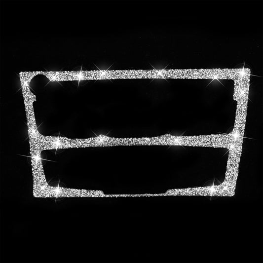 For Audi Q5 / A4L Car Center Control Panel Type B Diamond Decoration Sticker, Left and Right Drive by buy2fix