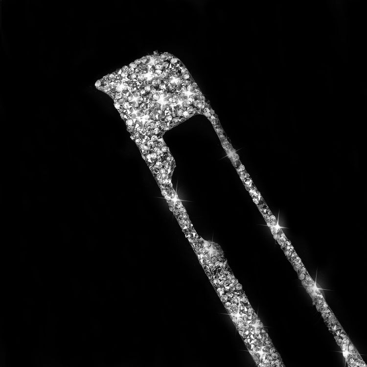 For Audi A4 / A5 / Q5 Car Gear Panel Diamond Decoration Sticker, Left Drive by buy2fix