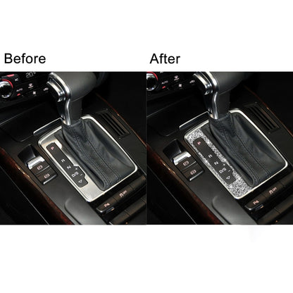 For Audi A4 / A5 / Q5 Car Gear Panel Diamond Decoration Sticker, Left Drive by buy2fix