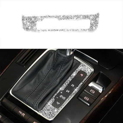 For Audi A4 / A5 / Q5 Car Gear Panel Diamond Decoration Sticker, Right Drive by buy2fix