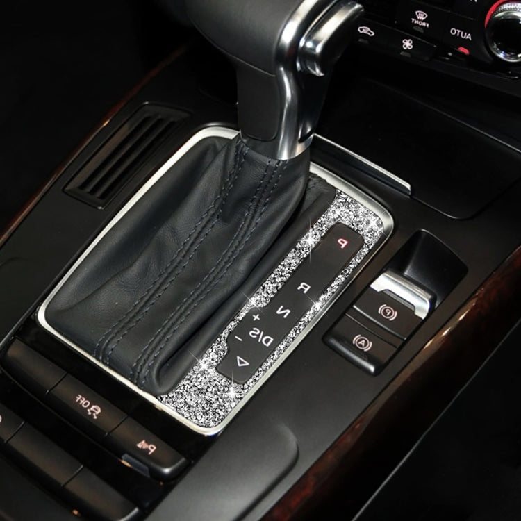 For Audi A4 / A5 / Q5 Car Gear Panel Diamond Decoration Sticker, Right Drive by buy2fix