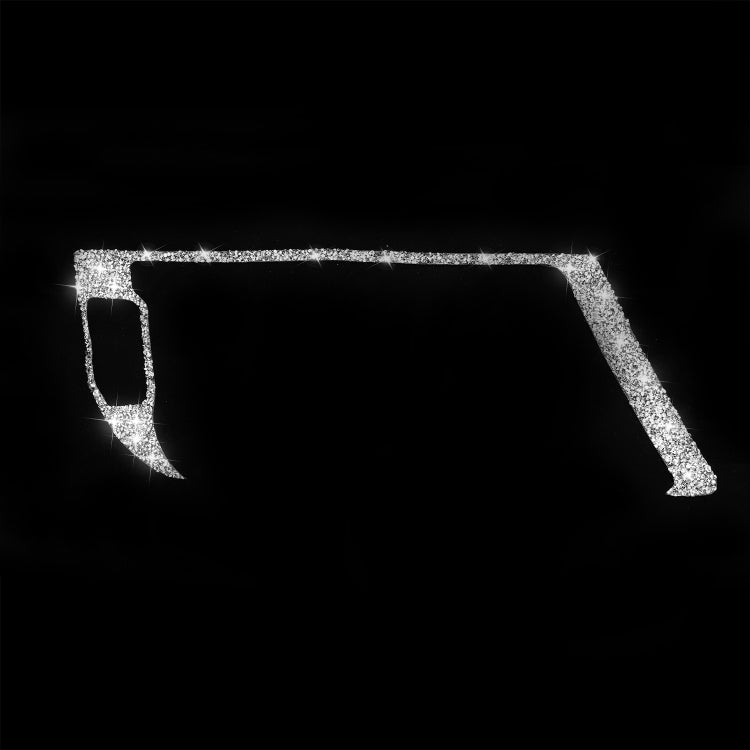 For Audi A4 / A5 / Q5 Car Navigation Outer Frame Diamond Decoration Sticker, Left Drive by buy2fix