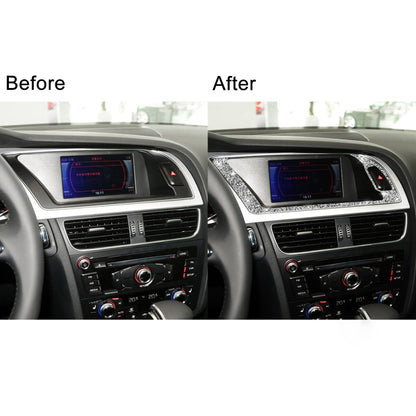For Audi A4 / A5 / Q5 Car Navigation Outer Frame Diamond Decoration Sticker, Left Drive by buy2fix