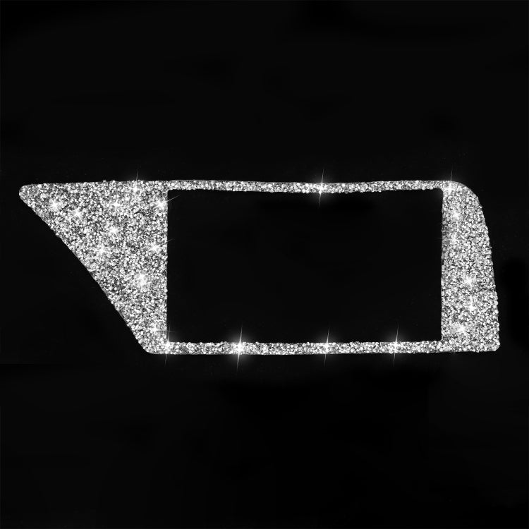 For Audi A4 / A5 / Q5 Car Navigation Inner Frame Diamond Decoration Sticker, Left Drive by buy2fix
