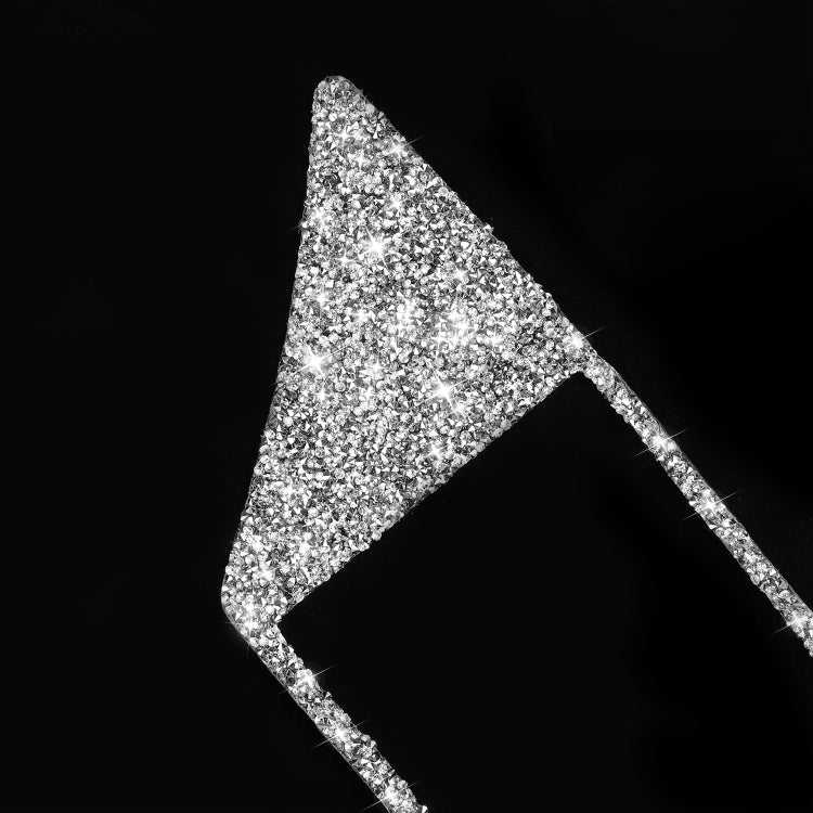 For Audi A4 / A5 / Q5 Car Navigation Inner Frame Diamond Decoration Sticker, Left Drive by buy2fix