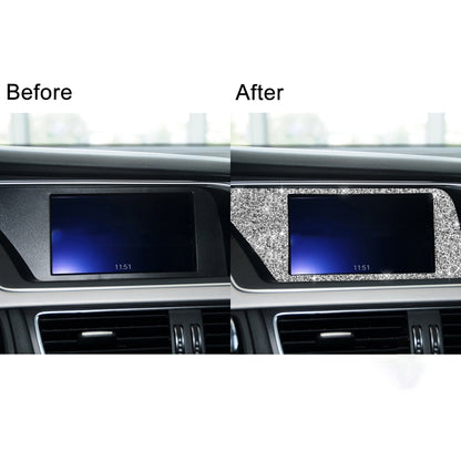 For Audi A4 / A5 / Q5 Car Navigation Inner Frame Diamond Decoration Sticker, Left Drive by buy2fix