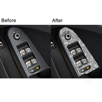 For Audi A4 / A5 / Q5 Car Door Lift Control Panel Diamond Decoration Sticker, Right Drive Low Configured by buy2fix