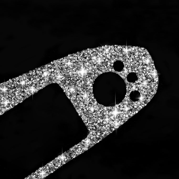 For Audi A4 / A5 / Q5 Car Door Lift Control Panel Diamond Decoration Sticker, Left Drive Low Configured by buy2fix