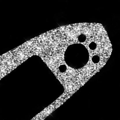 For Audi A4 / A5 / Q5 Car Door Lift Control Panel Diamond Decoration Sticker, Left Drive High Configured by buy2fix