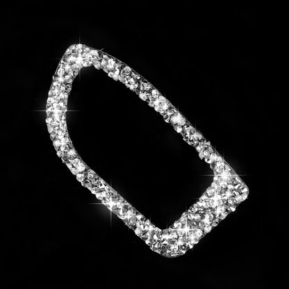 For Audi A4L / A5 / Q5 Car Trunk Switch Diamond Decoration Sticker, Left Drive by buy2fix