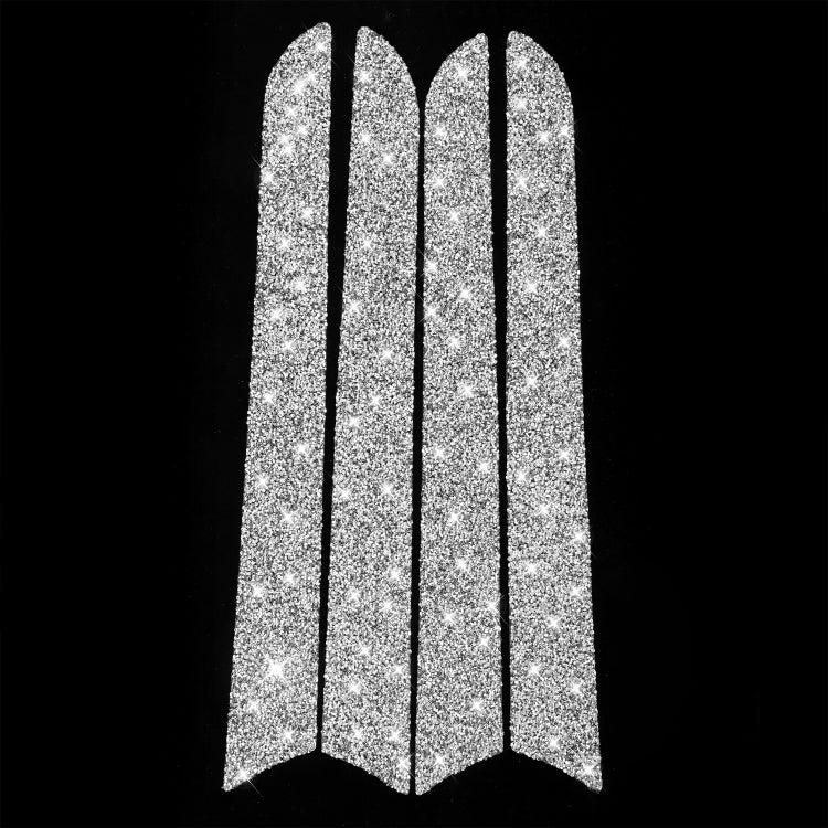 For Audi A4 / A5 / Q5 Car Interior Door Panel Trim Diamond Decoration Sticker, Left and Right Drive by buy2fix