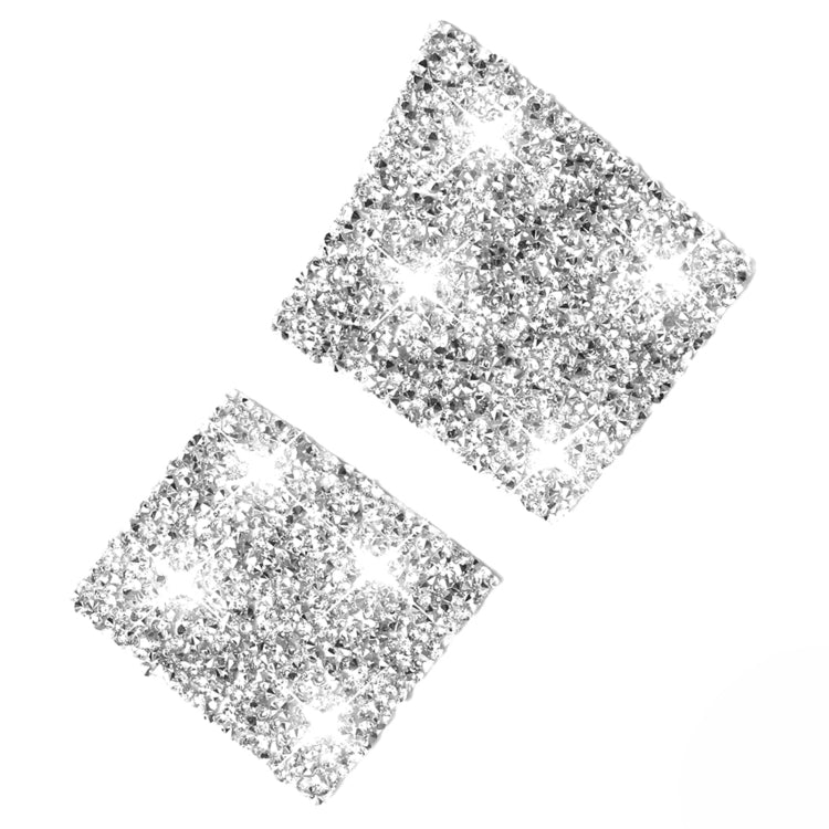 For Dodge Charger 2011-2014 Car Steering Wheel Left and Right Diamond Decorative Sticker, Left-hand Drive by buy2fix