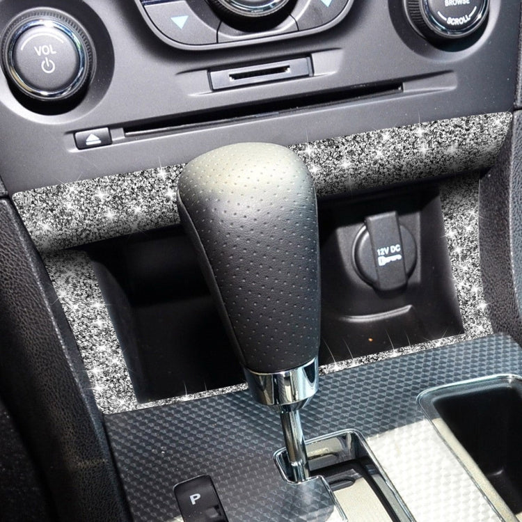 For Dodge Charger 2011-2014 Car Storage Box Frame Diamond Decorative Sticker, Left-hand Drive by buy2fix