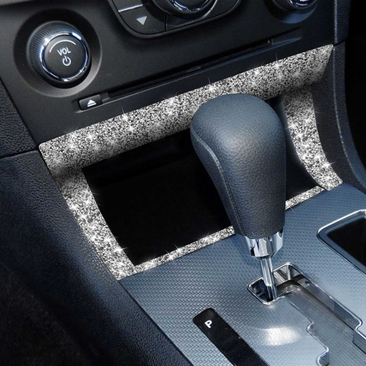 For Dodge Charger 2011-2014 Car Storage Box Frame Diamond Decorative Sticker, Left-hand Drive by buy2fix