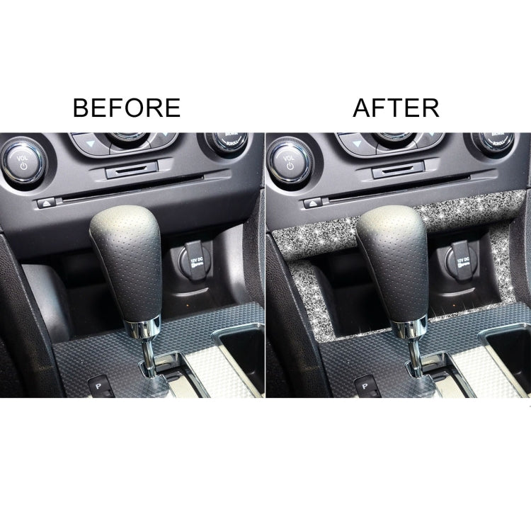 For Dodge Charger 2011-2014 Car Storage Box Frame Diamond Decorative Sticker, Left-hand Drive by buy2fix