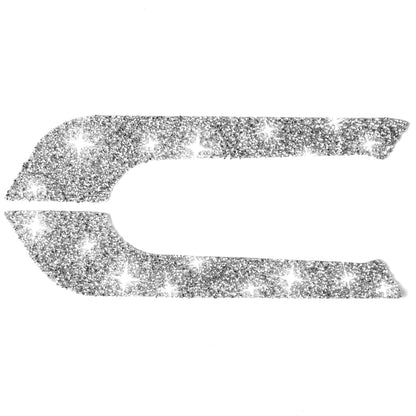 For Dodge Charger 2011-2014 Car Cup Holder Armrest Outside Diamond Decorative Sticker, Left-hand Drive by buy2fix