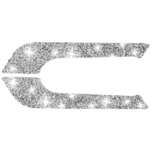 For Dodge Charger 2011-2014 Car Cup Holder Armrest Outside Diamond Decorative Sticker, Left-hand Drive by buy2fix