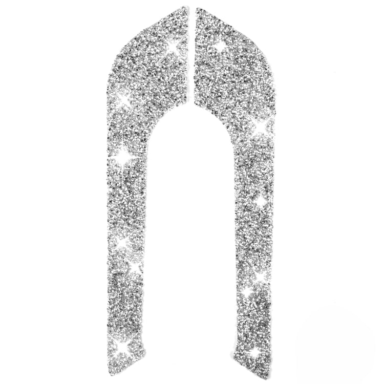 For Dodge Charger 2011-2014 Car Cup Holder Armrest Outside Diamond Decorative Sticker, Left-hand Drive by buy2fix