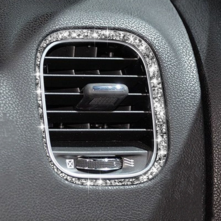 For Dodge Charger 2011-2014 Car Front Passenger Seat Air Vent Diamond Decorative Sticker, Left-hand Drive by buy2fix