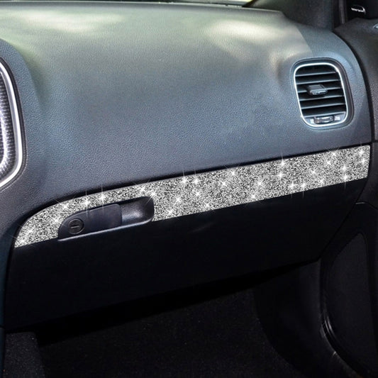 For Dodge Charger 2011-2014 Car Front Passenger Seat Storage Box Diamond Decorative Sticker, Left-hand Drive by buy2fix