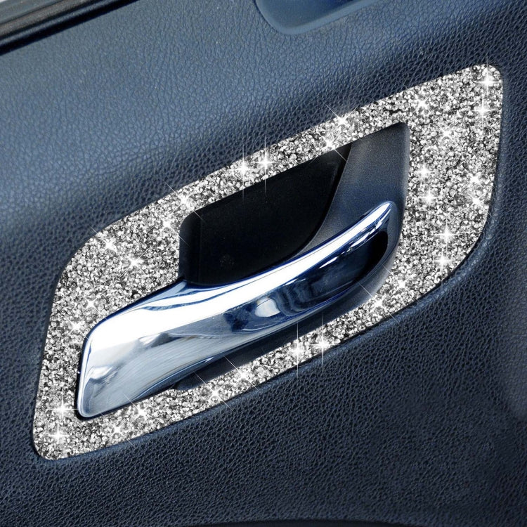 For Dodge Charger 2011-2014 Car Door Handle A Diamond Decorative Sticker, Left-hand Drive by buy2fix