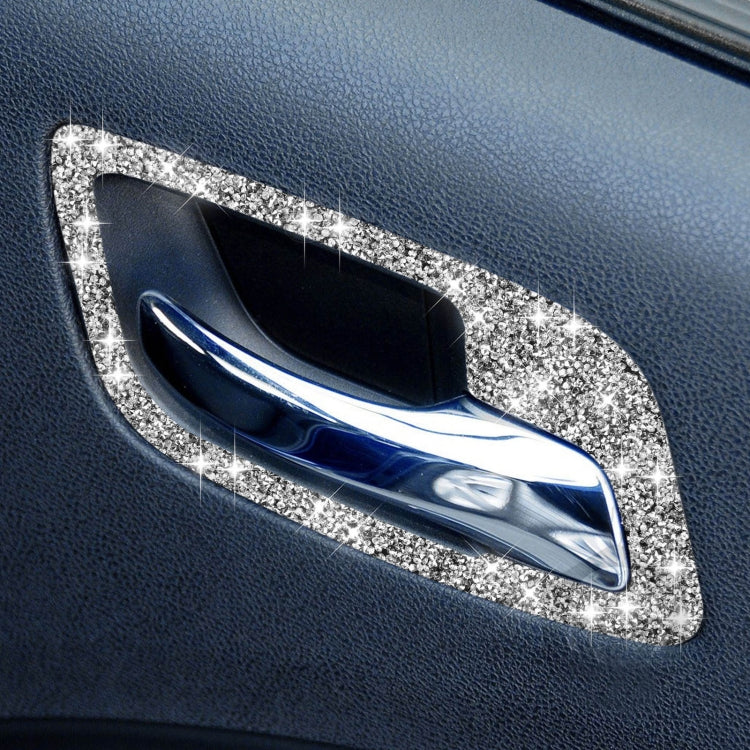 For Dodge Charger 2011-2014 Car Door Handle A Diamond Decorative Sticker, Left-hand Drive by buy2fix