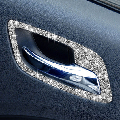 For Dodge Charger 2011-2014 Car Door Handle A Diamond Decorative Sticker, Left-hand Drive by buy2fix
