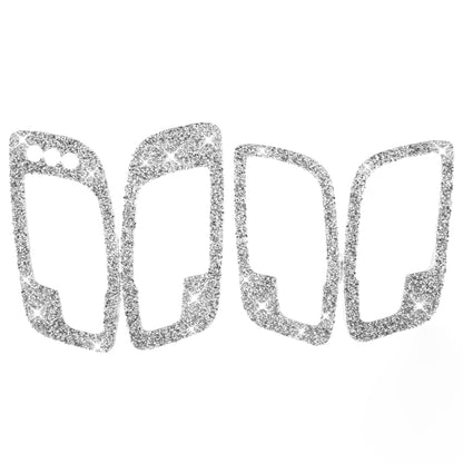 For Dodge Charger 2011-2014 Car Door Handle B Diamond Decorative Sticker, Left-hand Drive by buy2fix