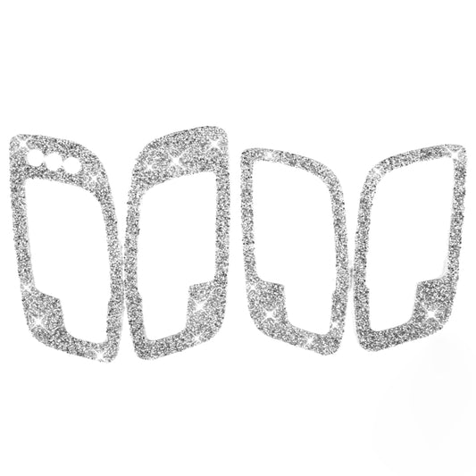 For Dodge Charger 2011-2014 Car Door Handle B Diamond Decorative Sticker, Left-hand Drive by buy2fix