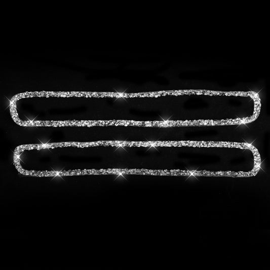 For Dodge Charger 2011-2014 Car Window Defogger Air Vent Diamond Decorative Sticker, Left-hand Drive by buy2fix