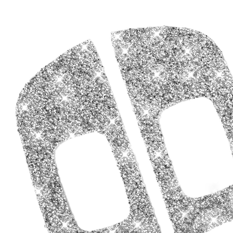 For Dodge Charger 2011-2014 4pcs/Set Car Window Lift Panel Diamond Decorative Sticker, Left-hand Drive by buy2fix